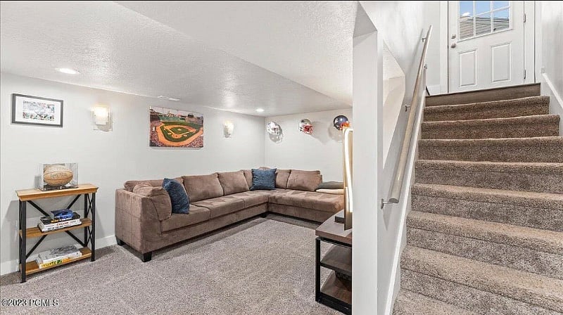 Basement TV room