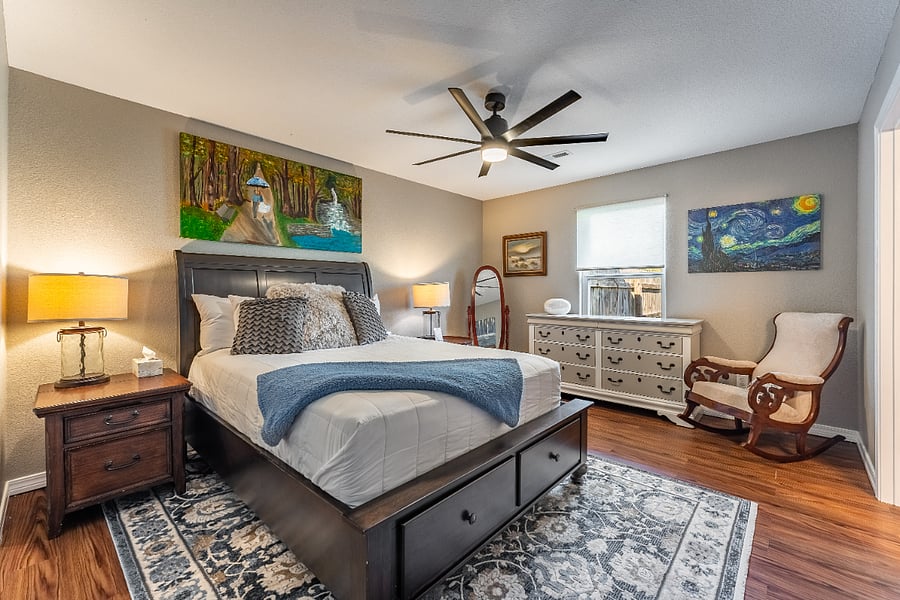 Master Bedroom with its own bathroom