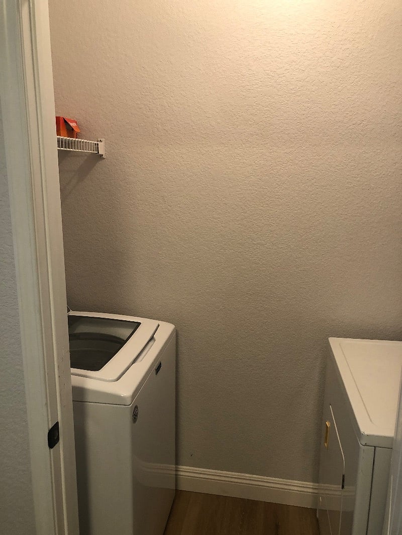 Washer and dryer in unit