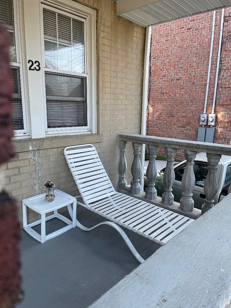 Front porch for relaxing