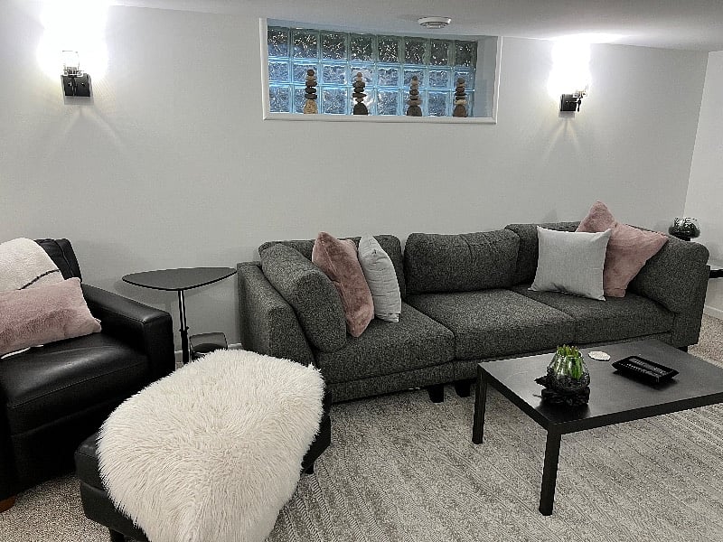 Your living room downstairs