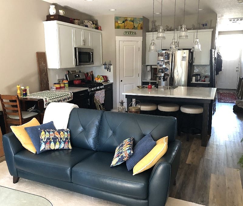 Kitchen from living room 