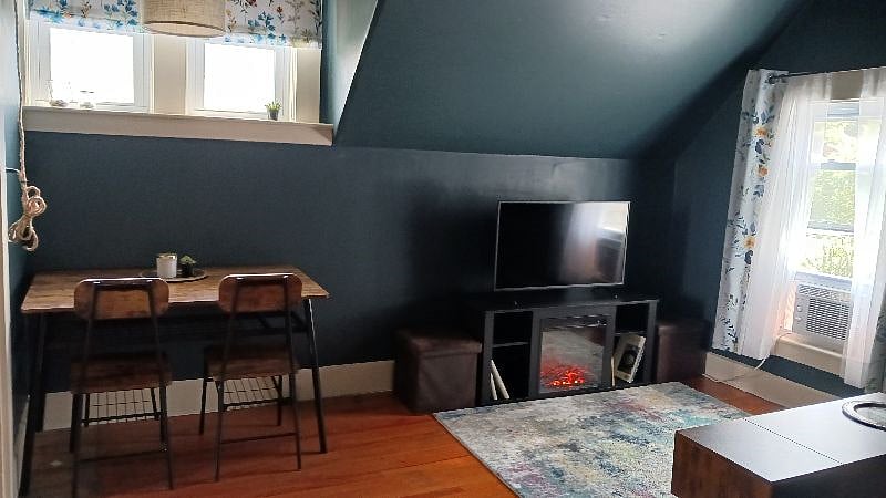 Living room with dining area