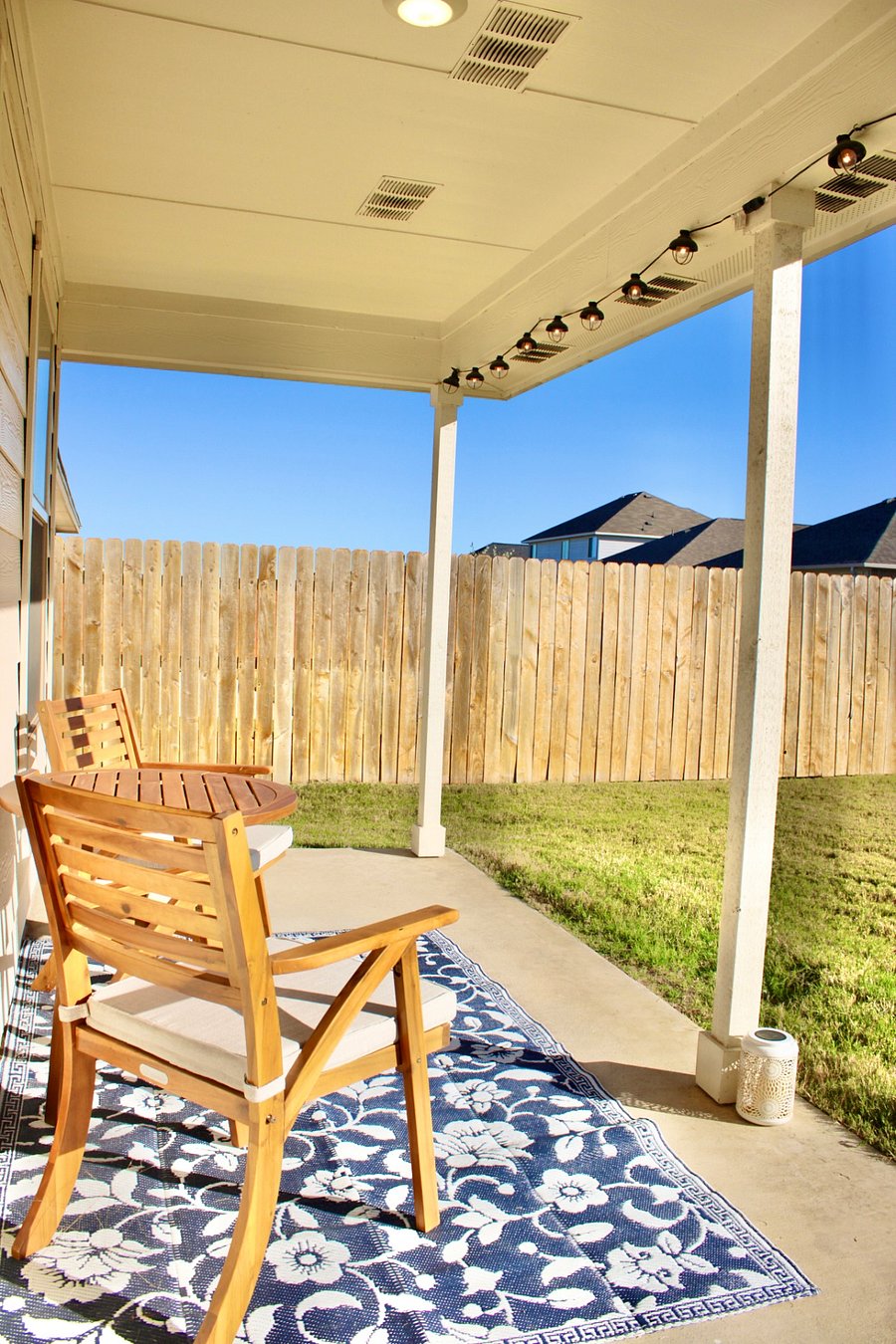 Shared patio