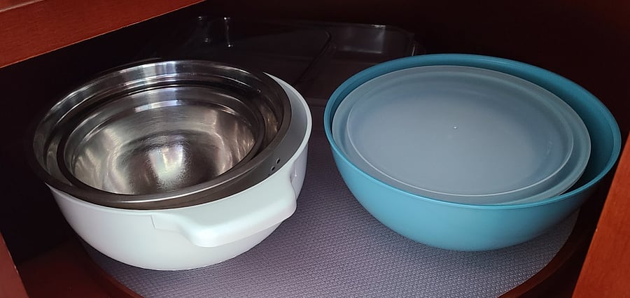 Mixing bowls, baking dishes, and more...