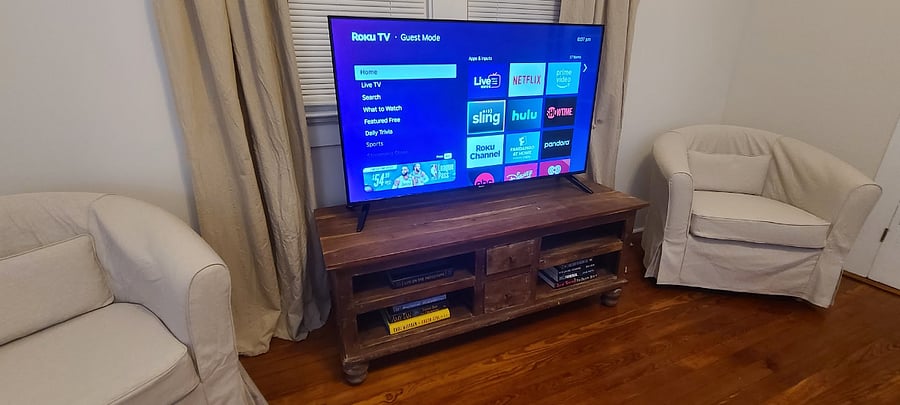50 inch Roku TV.