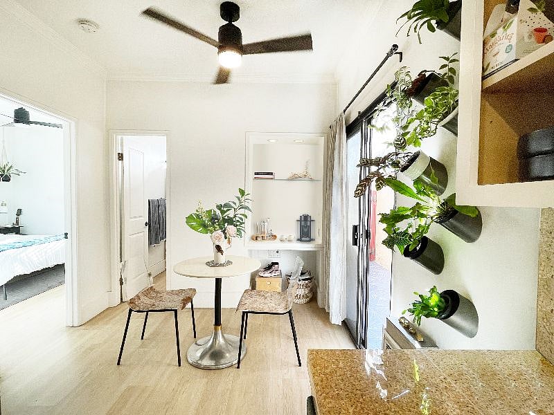 Dining/Breakfast Area With Built-In Niche Complete With Coffee Maker