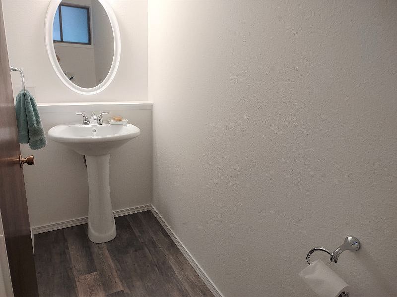Master bedroom half bath