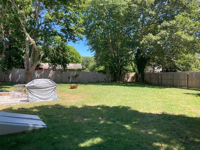 Fire pit and gas grill available