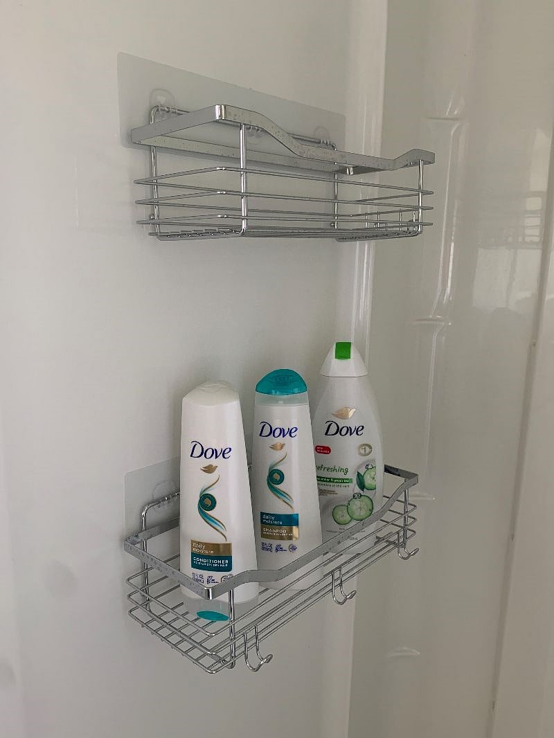 Starter shampoo, conditioner, body wash provided