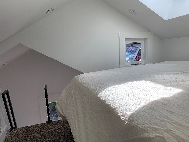 View out to 1st floor