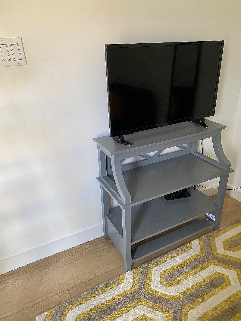Streaming TV in the cozy living room