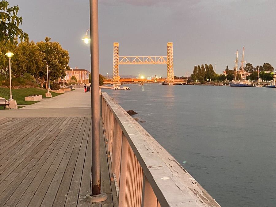 Fruitvale Bridge to Alameda