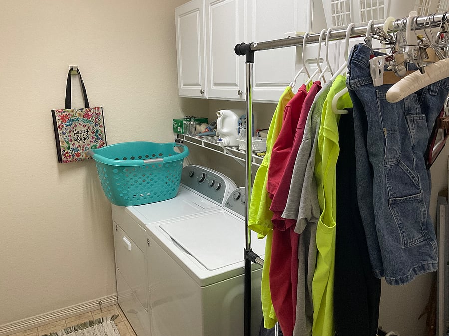 Shared laundry/utility.