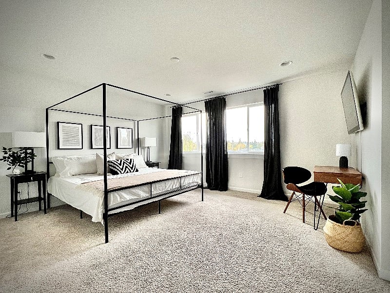 Primary bedroom on top floor