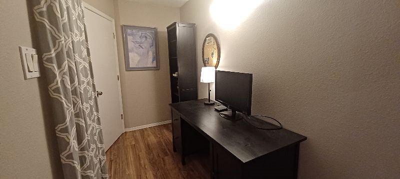 bedroom workspace