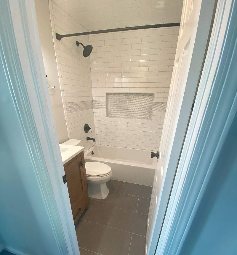 Brand new bathroom.