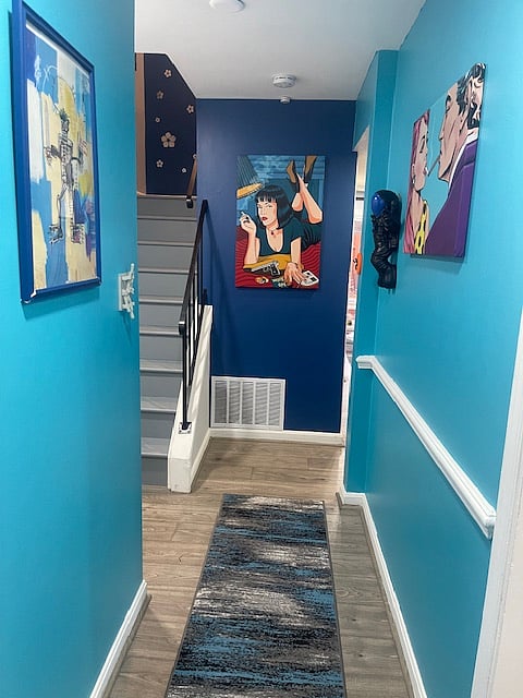 Hallway into the house. First thing you see when you open the door!