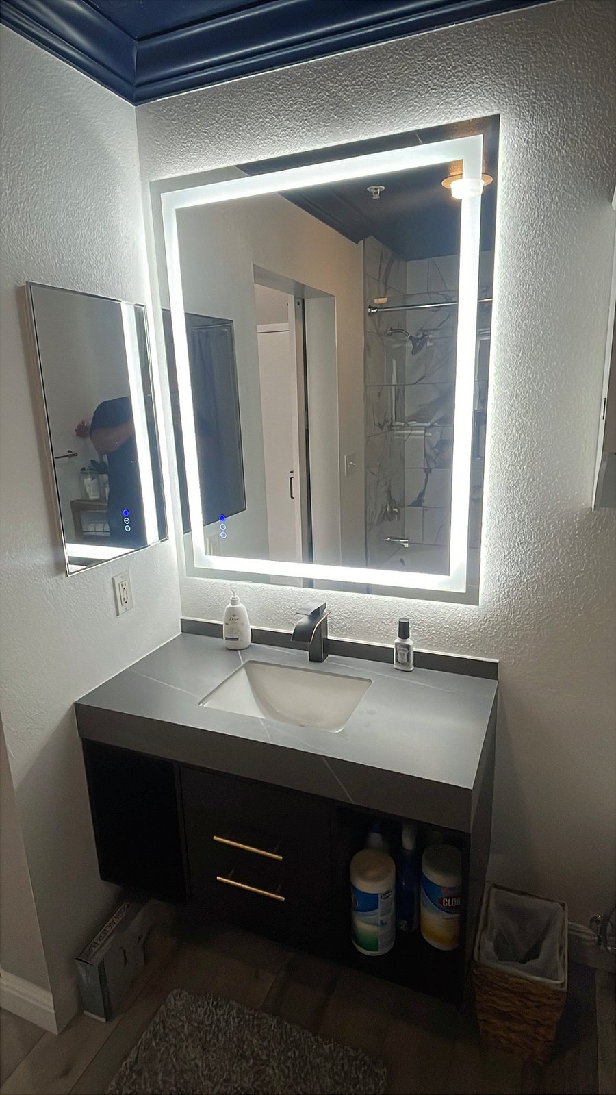 3 level touch control side lit Mirror