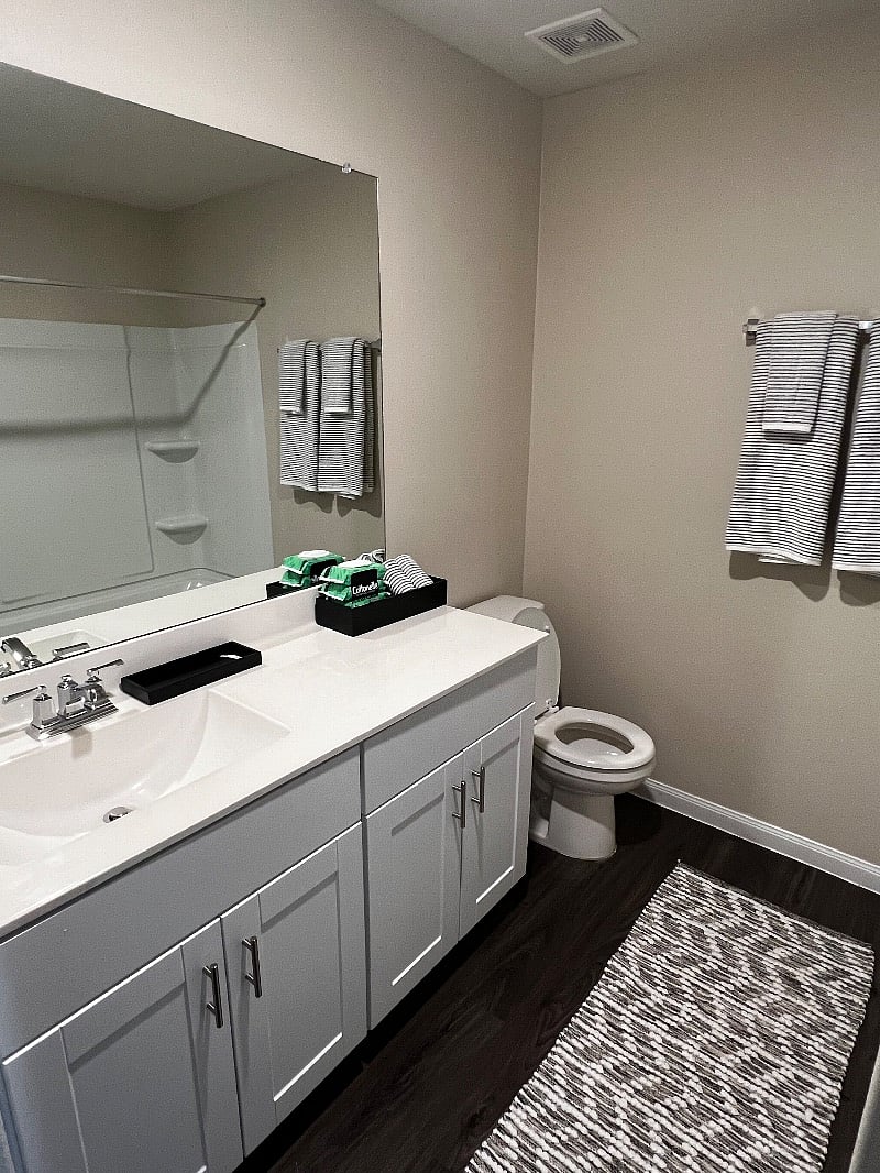Shared bathroom