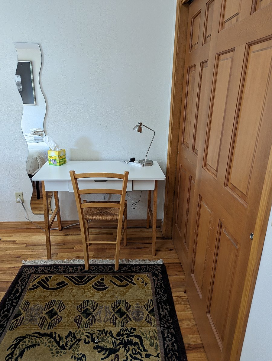 Desk in master bedroom