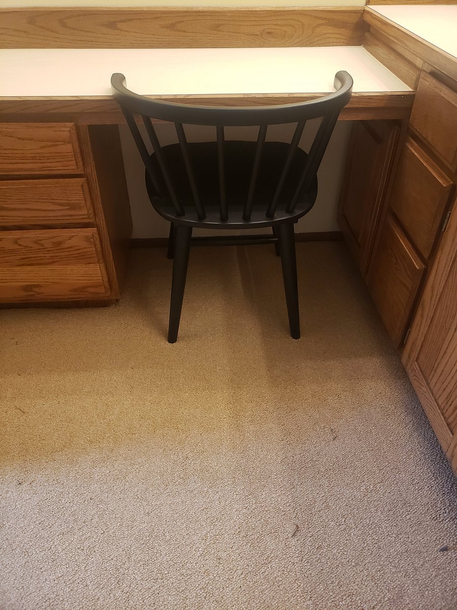 Seating area in Master bedroom bathroom.
