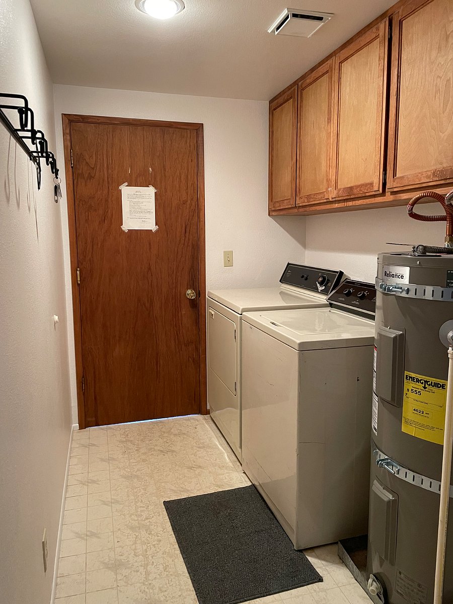New washer and dryer