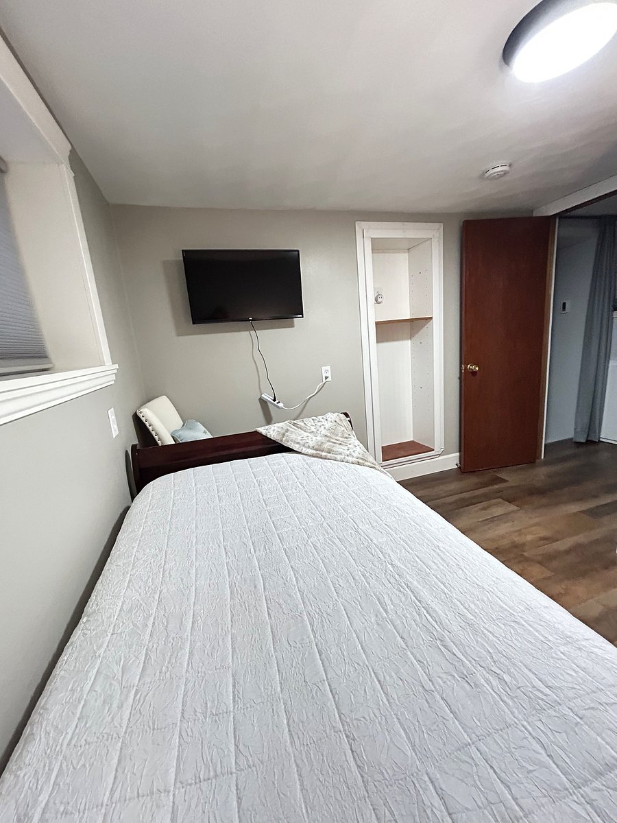 Each bedroom has its own tv.