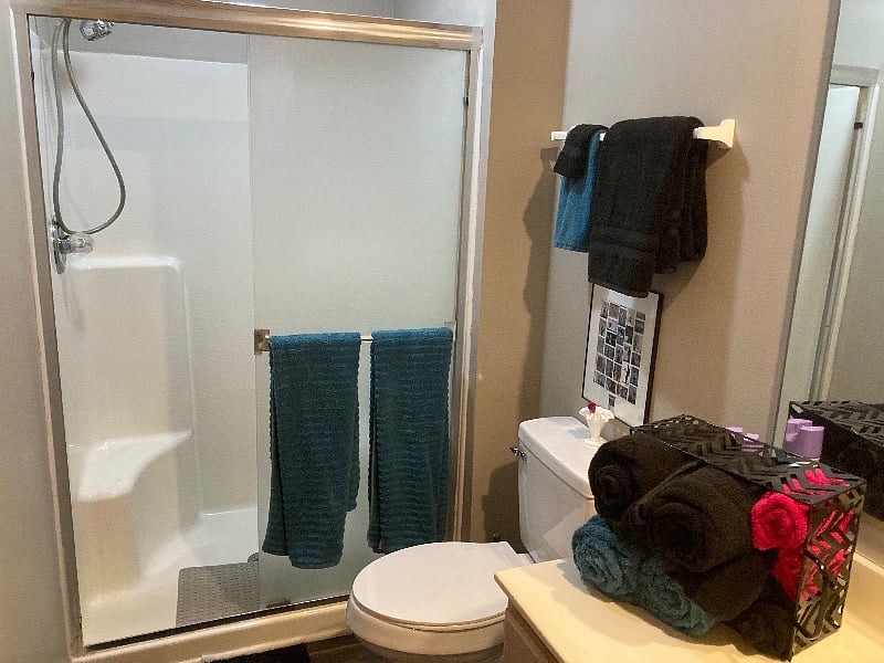master bath- walk-in shower