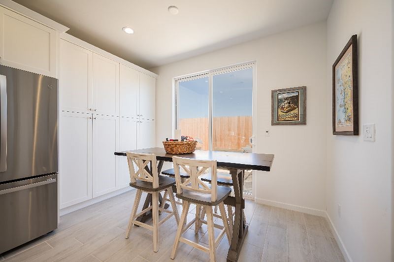 Dining area and storage