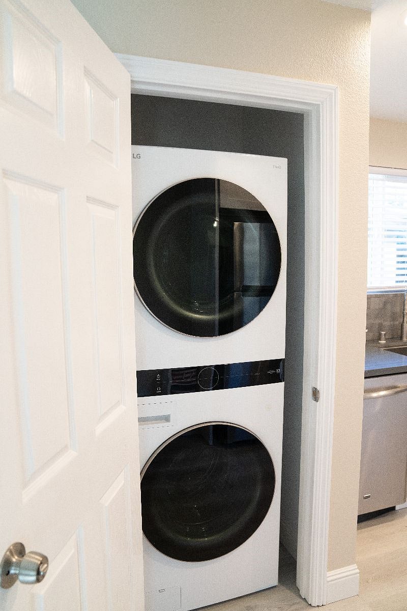 Washer and dryer unit