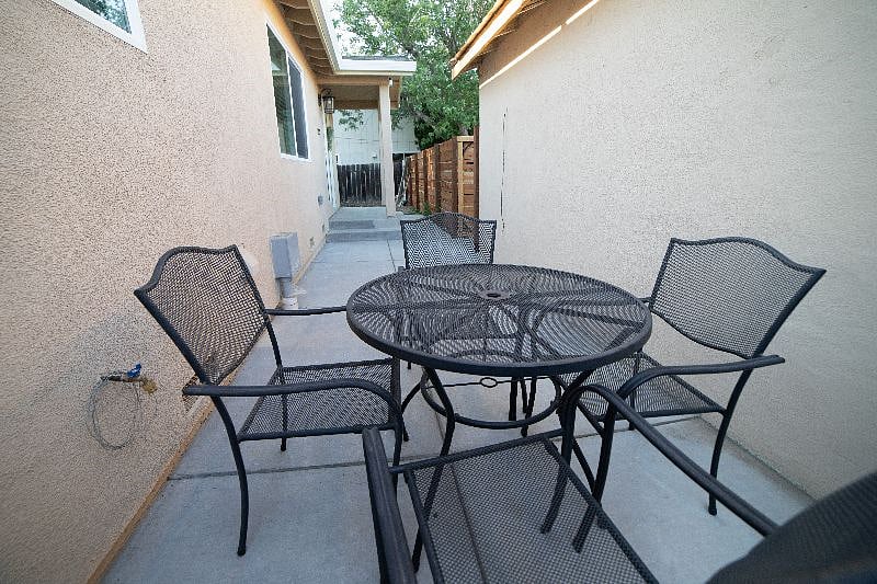 Patio chairs and tables