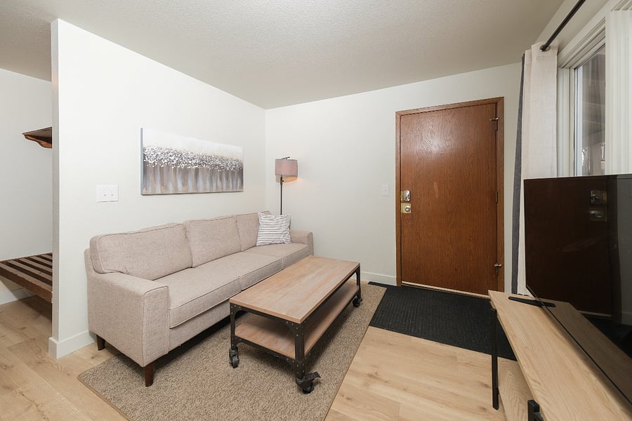 Unit G living room