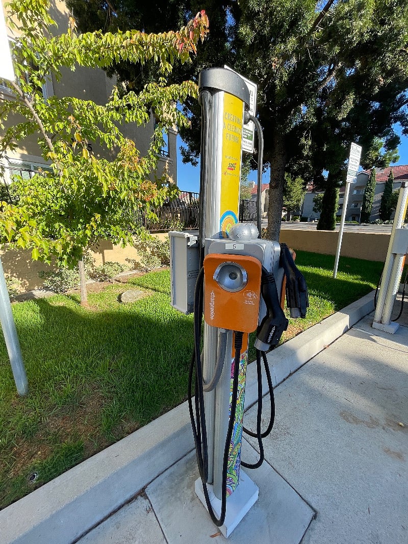 EV charging stations in complex