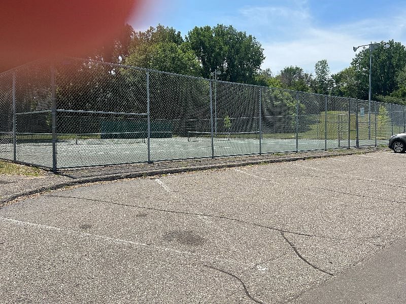 Tennis courts at the park
