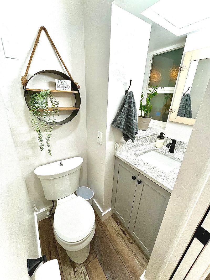 Downstairs half bath