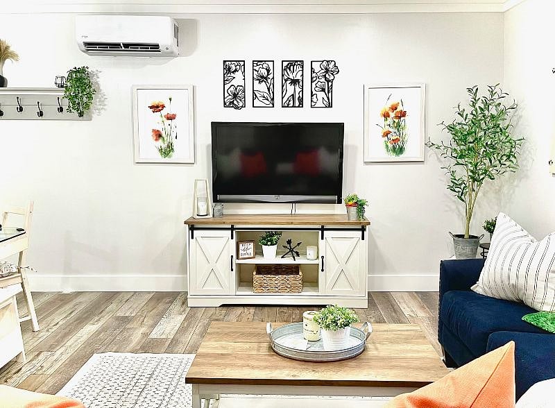 Entertainment center in downstairs Living Space