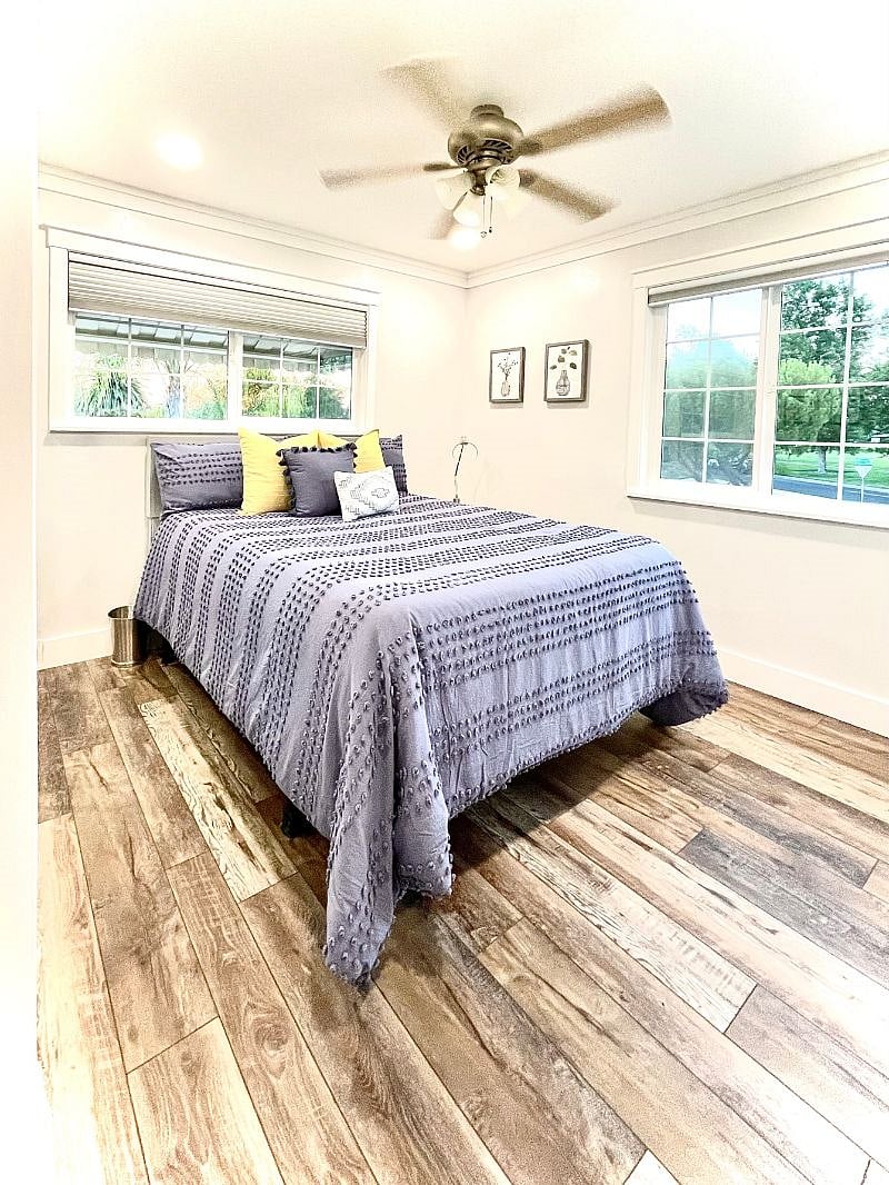Front bedroom with queen size bed
