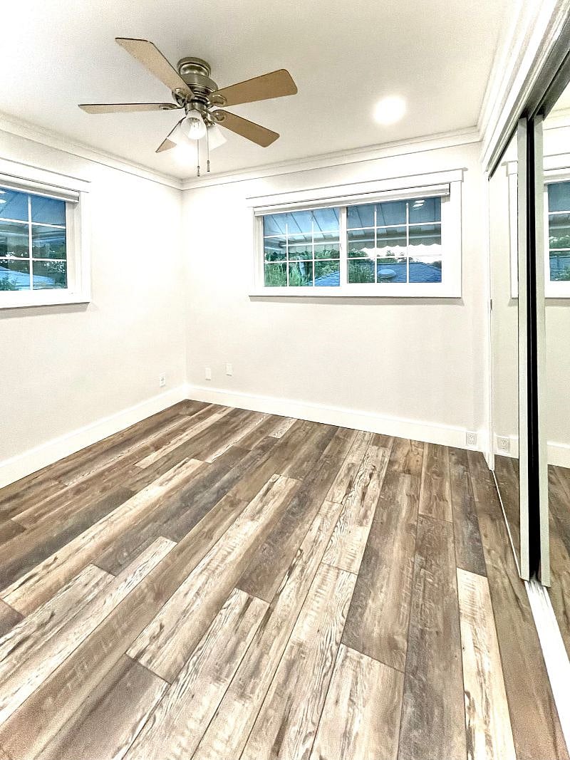 Back bedroom - We will provide furnishing to suit your needs (office space, second bedroom, or ???).