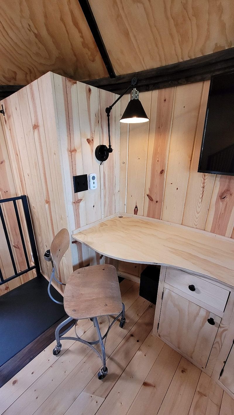 Loft work space and Smart TV