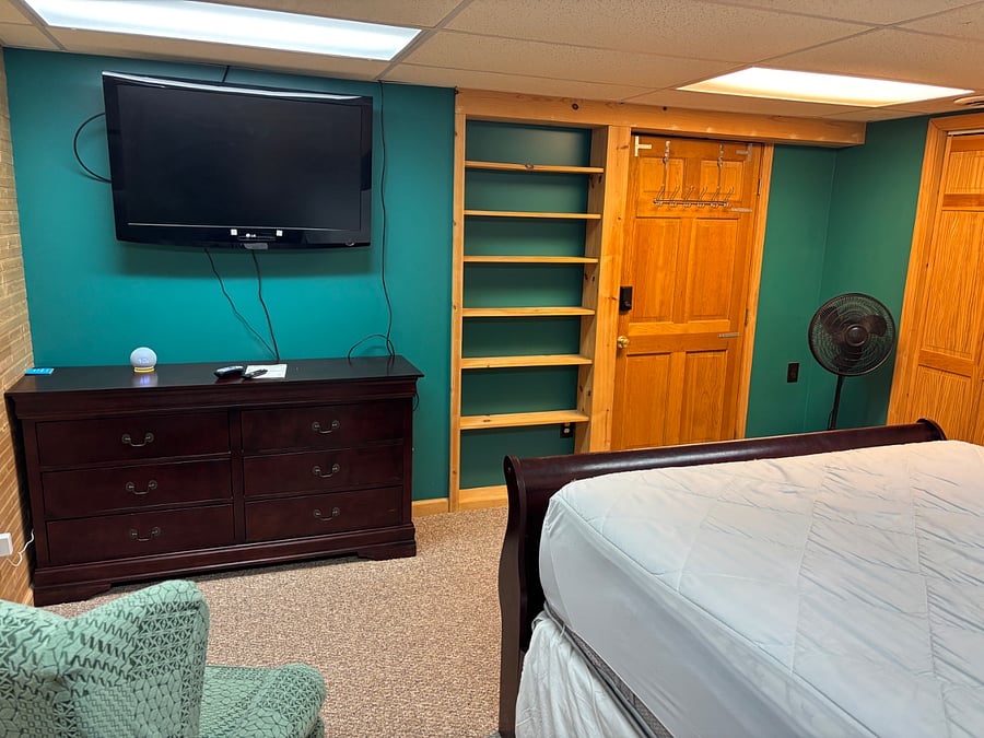 Large dresser, built in shelves