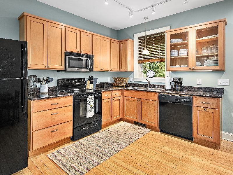 A full kitchen