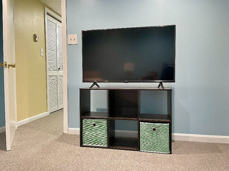 Smart t.v. in your private sitting/reading room