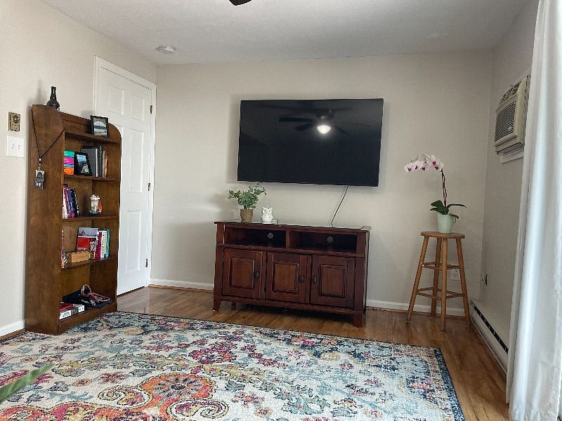 View from the new sectional couch