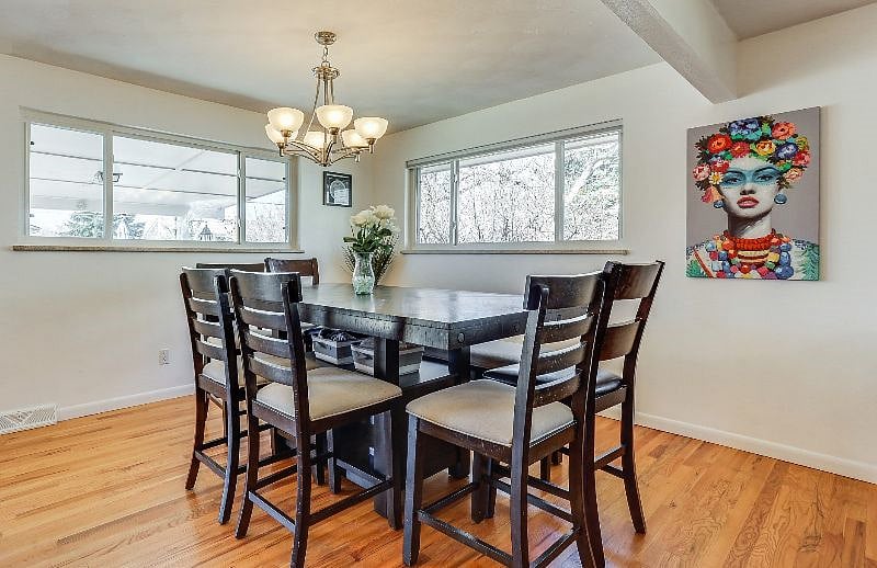 Large dining room table