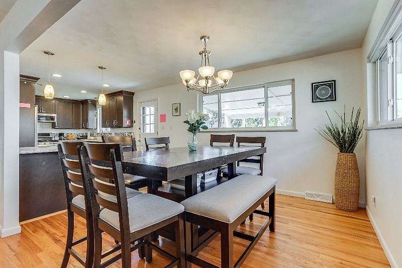 Large dining room table