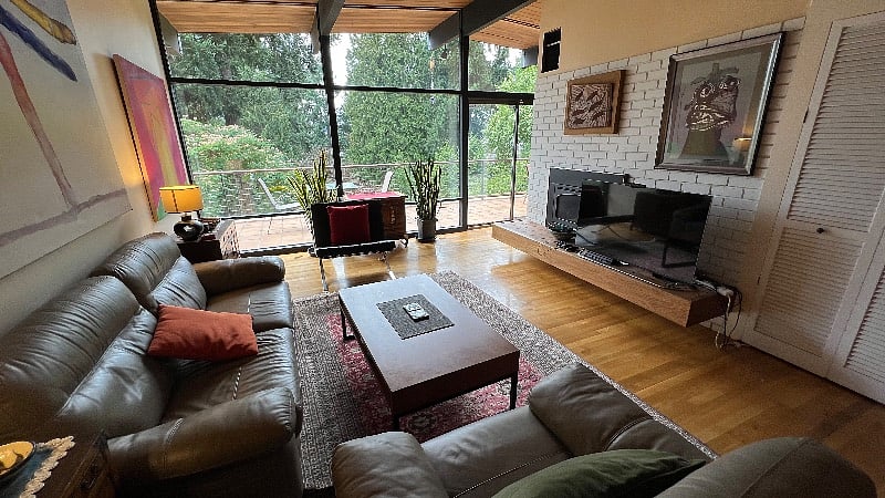 Living room open concept with gorgeous views and light all day.