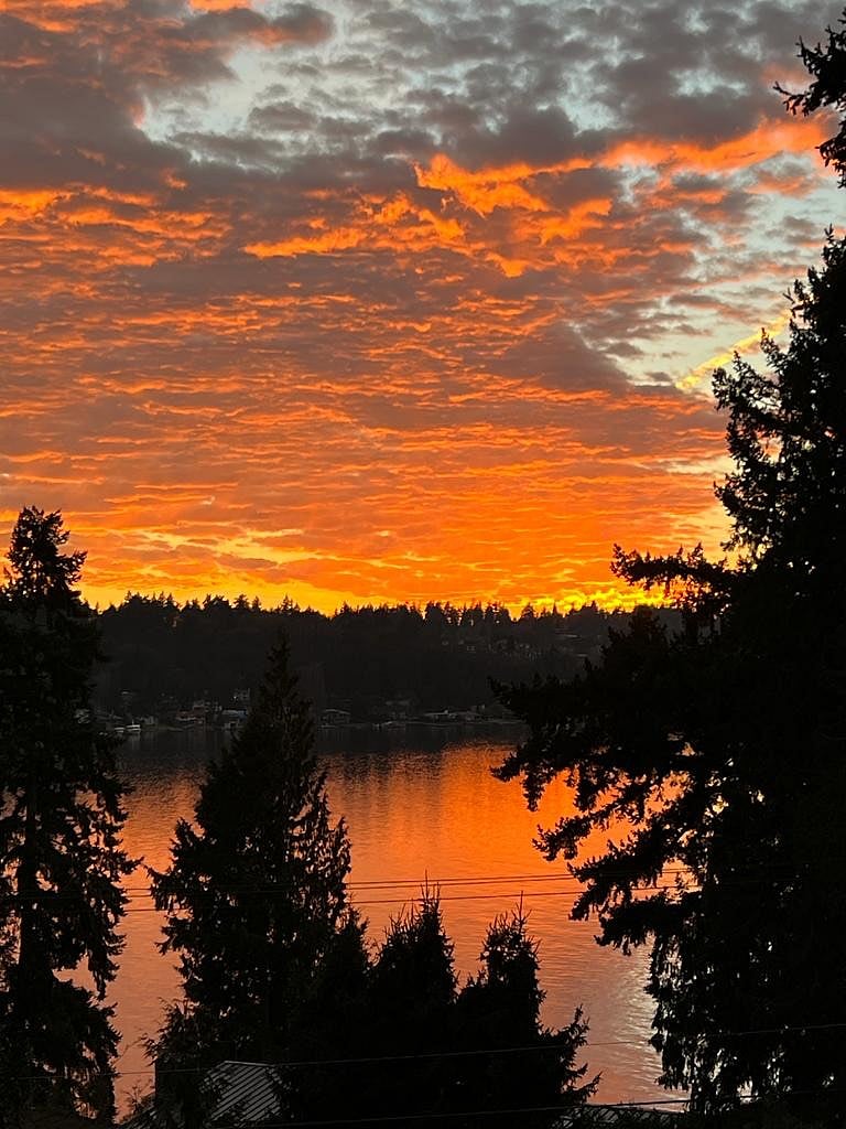 Sunset from the deck
