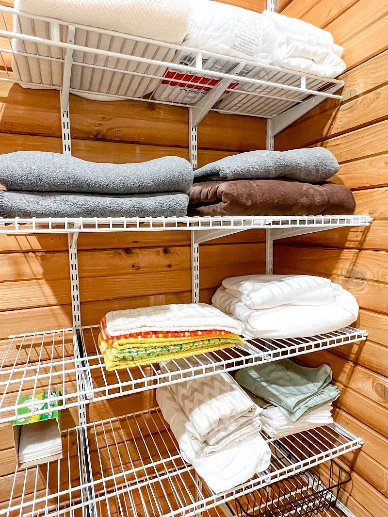 Extra blankets and linens for your use.