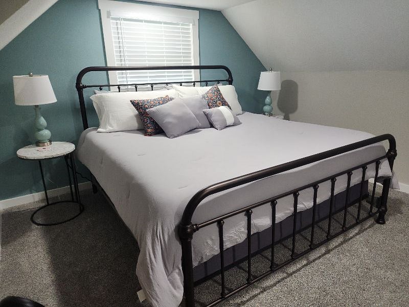 Master bedroom. King bed with new mattress